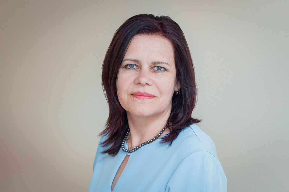 Profesore Indra Odiņa.
Foto: Toms Grīnbergs, LU KID.